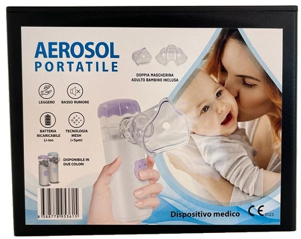 CONTEC AEROSOL PORTATILE MESH LILLA