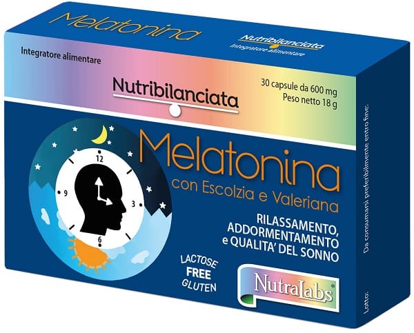MELATONINA NUTRIBILANCIATA 30 CAPSULE