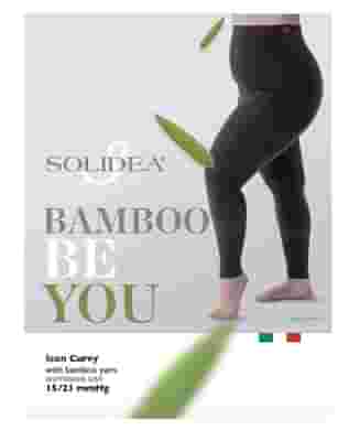 SOLIDEA BE YOU BAMBOO ICON CURVY LEGGINGS NERO ML-XL