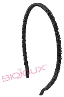 BHJ019 CERCHIETTO BLACK CRYSTAL