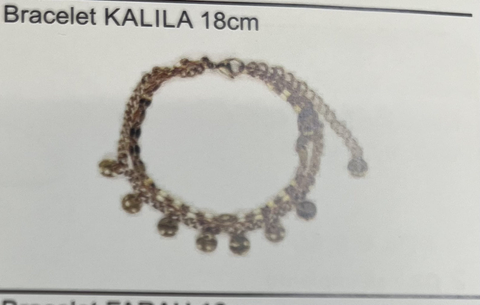 BJB132 BRACCIALE KALILA GOLD PLATED
