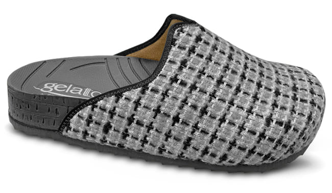 CALZATURA PLANTARE INDOSSABILE PUNTA CHIUSA WOODSTOCK SOFT TWEED NOTTE 35/36