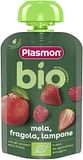 PLASMON MELA FRAGOLA LAMPONE BIO POUCHES 100 G