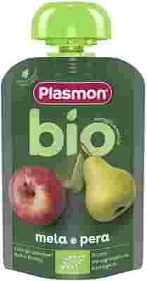 PLASMON MELA PERA BIO POUCHES 100 G