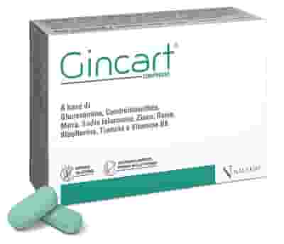 GINCART 30 COMPRESSE RIVESTITE DA 1,25 G SENZA GLUTINE NATURALMENTE PRIVO DI LATTOSIO
