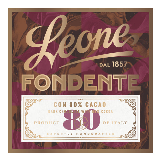 LEONE TAVOLETTA AL CIOCCOLATO FONDENTE 80% 70 G