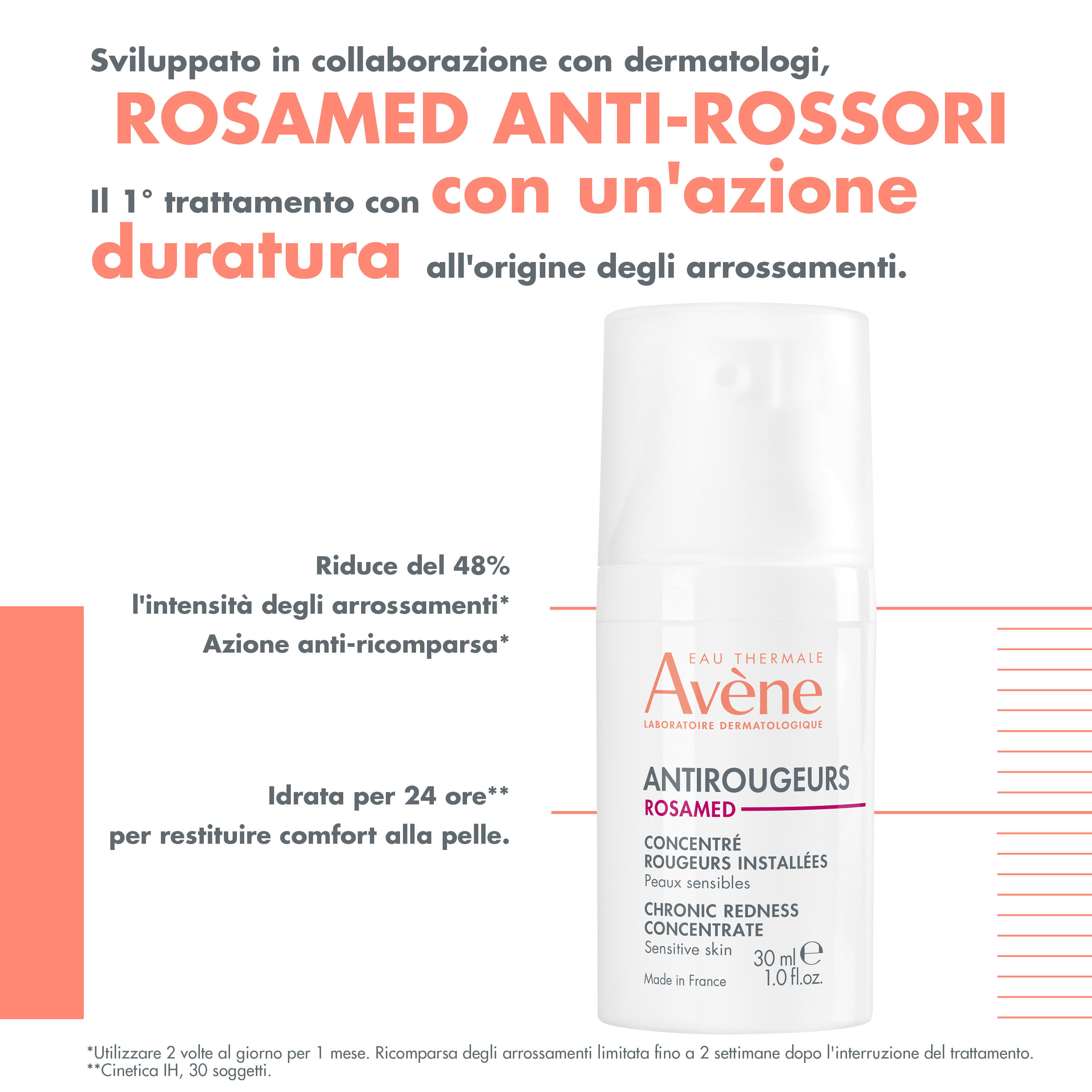 AVENE ANTIROUGEURS ROSAMED CONCENTRATO 30 ML