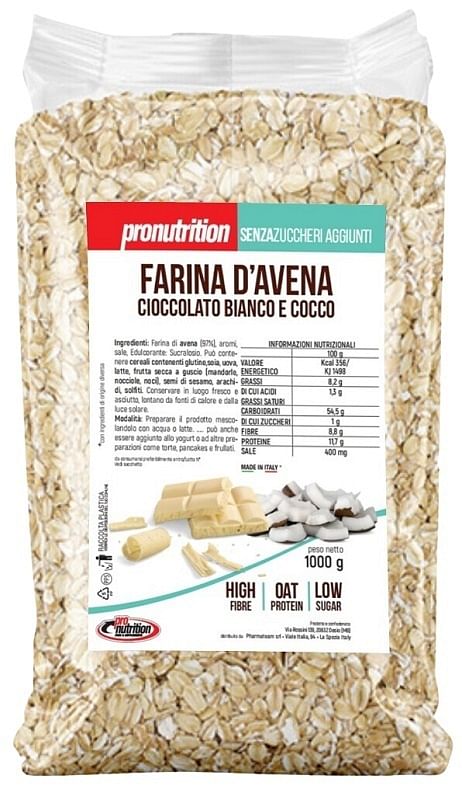 Pronutrition Farina Avena Bianco Cocco 1 Kg