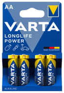 VARTA LONGLIFE POWER AA STILO 4 PEZZI