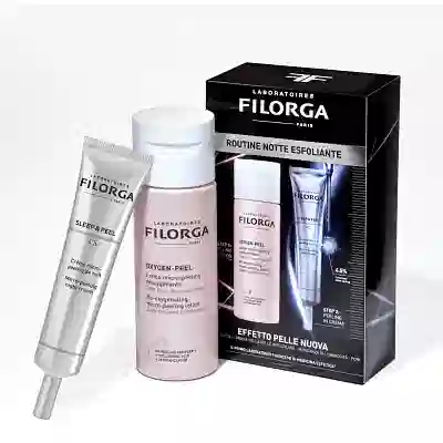 FILORGA COFANETTO PELLE NUOVA 1 OXYGEN PEEL 150 ML + 1 SLEEP & PEEL TUBE 40 ML