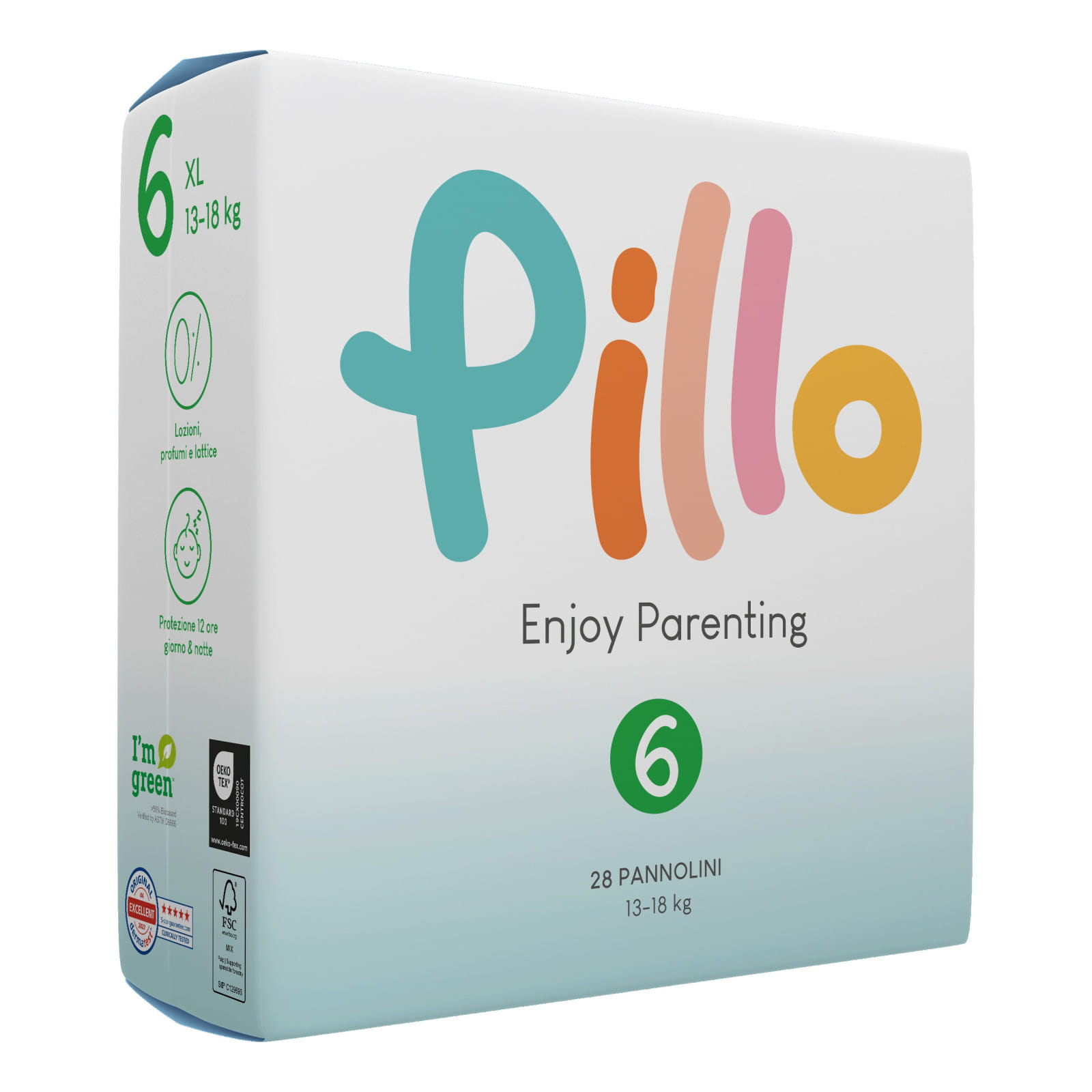 Pillo Enjoy Pannolini Xl 13 18 Kg Taglia 6 28 Pezzi