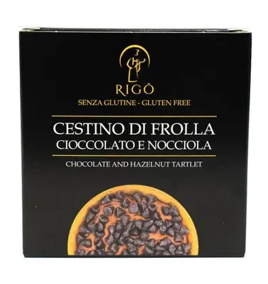 RIGO' CESTINO FROLLA CIOCCOLATO E NOCCIOLA 60 G RIGO' CESTINO FROLLA CIOCCOLATO E NOCCIOLA 60 G