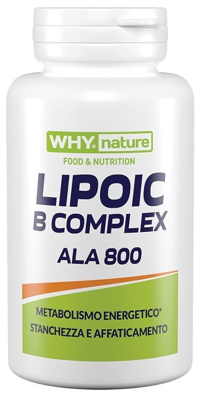 WHYNATURE LIPOIC B COMPLEX ALA 800 90 COMPRESSE SENZA GLUTINE