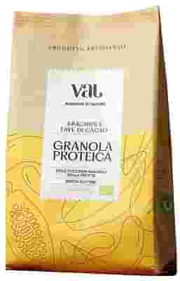VAL BIO GRANOLA PROTEICA ARACHIDI E FAVE DI CACAO 250 G