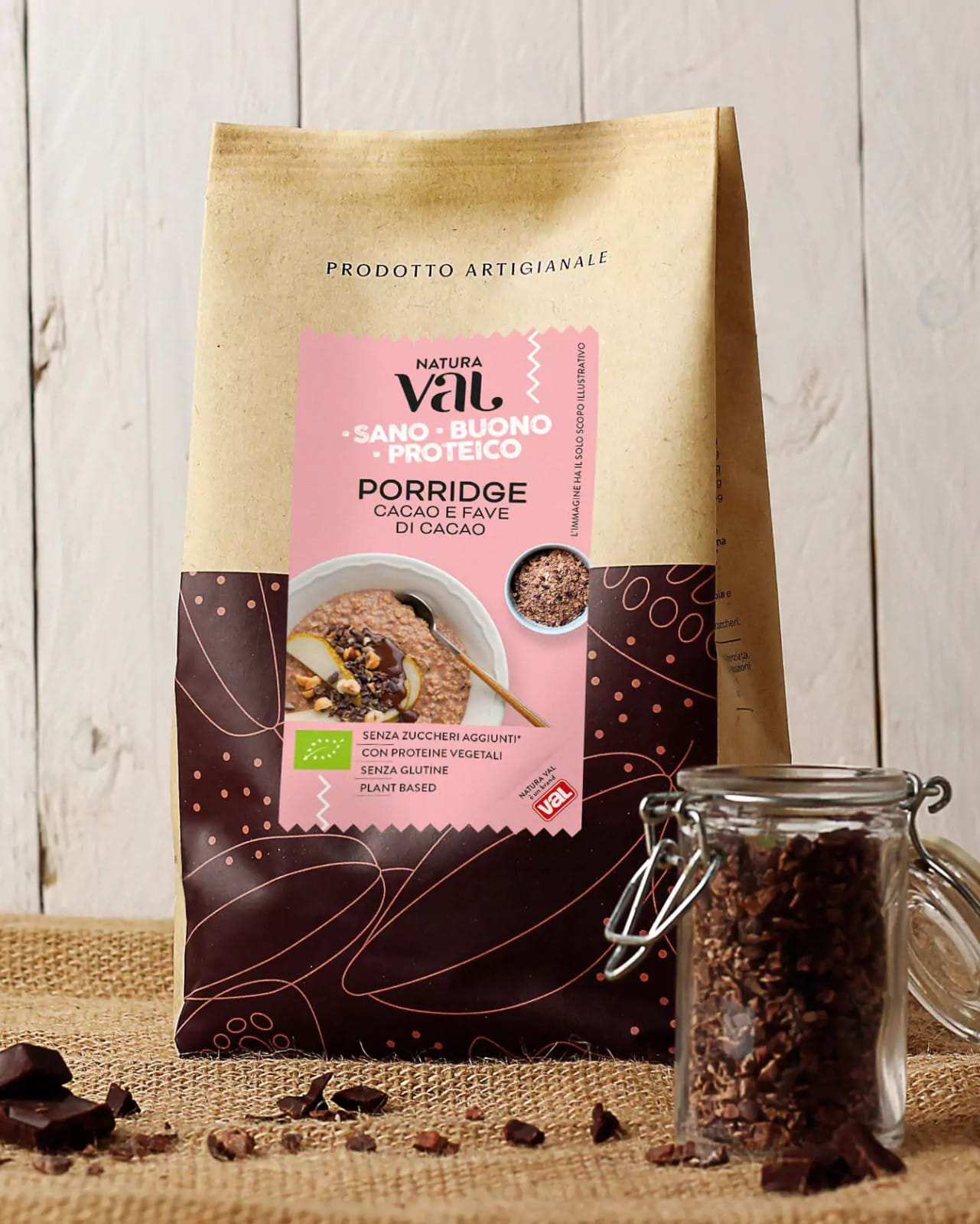 VAL BIO PORRIDGE CACAO E FAVE DI CACAO 300 G