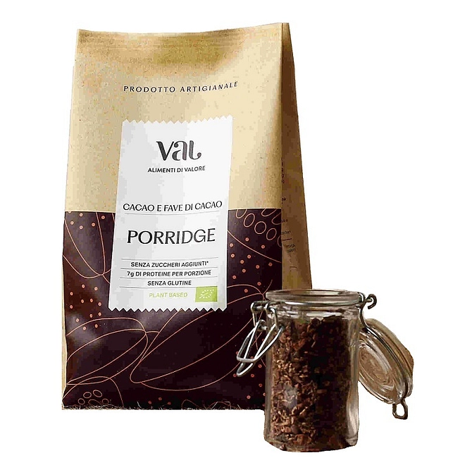 Val Bio Porridge Cacao E Fave Di Cacao 300 G