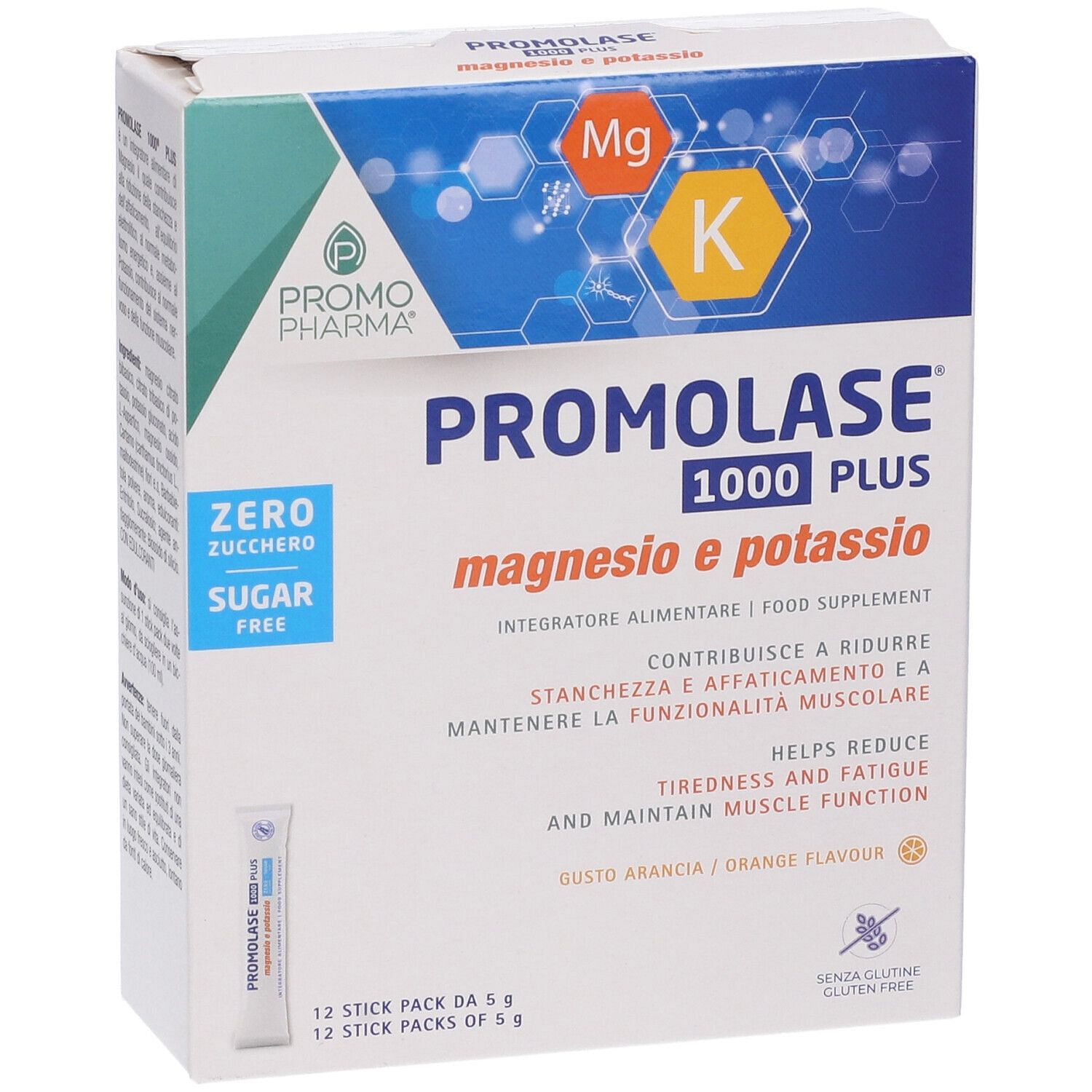 Promolase 1000 Plus Zero Zucchero 12 Stick