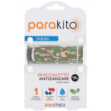 PARAKITO BRACCIALE ANTIZANZARE RICARICABILE ADULTI MIMETICO