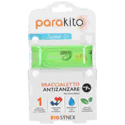 PARAKITO BRACCIALE ANTIZANZARE RICARICABILE JUNIOR CAMALEONTE