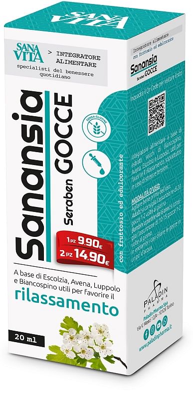 Sanavita Sanansia Seraben Gocce 20 Ml