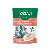 OASY WET CAT MORE LOVE POLLO CON SALMONE ROSA BUSTA 70 G