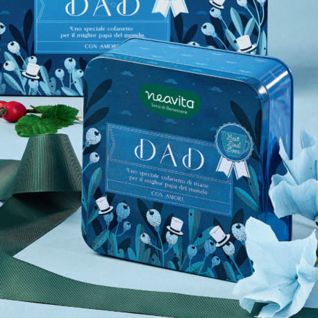 NEAVITA TISANA PIENA VITALITA' FILTROSCRIGNO COFANETTO PAPA' 12 PEZZI