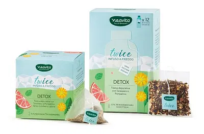 NEAVITA TISANA TWICE DETOX FILTROSCRIGNO TO GO 12 PEZZI NEAVITA TISANA TWICE DETOX FILTROSCRIGNO TO GO 12 PEZZI