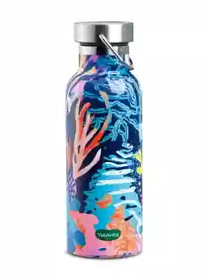NEAVITA BOTTIGLIA THERMOS ACCIAIO TWICE 500 ML CORALLO