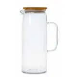 NEAVITA CARAFFA VETRO TAPPO LEGNO TWICE 1 LITRO