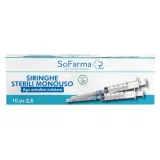 SIRINGA STERILE 2,5MM GAUGE 23 10 PEZZI SOFARMAPIU'