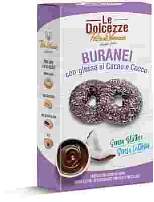 PASTA DI VENEZIA BURANEI CON GLASSA AL CACAO E COCCO 180 G