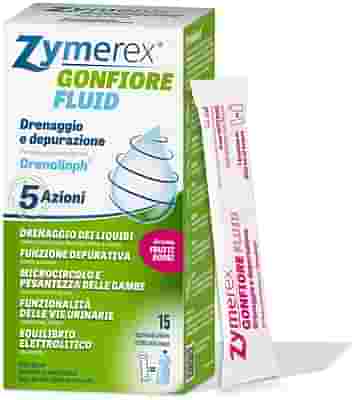ZYMEREX GONFIORE FLUID FRUTTI ROSSI 15 BUSTINE