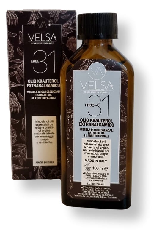 ERBE 31 VELSA OLIO 31 KRAUTEROL EXTRABALSAMICO 100 ML