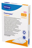 MEDICAZIONE ADESIVA TRASPARENTE IN POLIURETANO CON TAMPONE COSMOPOR TRASPARENT 5X7,2CM 5 PEZZI