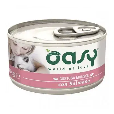 OASY WET CAT CAPRICE MOUSSE CON SALMONE 85 G OASY WET CAT CAPRICE MOUSSE CON SALMONE 85 G