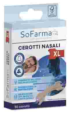 CEROTTO NASALE EXTRA LARGE 6,7 X2CM SOFARMAPIU' 30 PEZZI