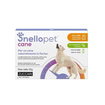 SNELLOPET CANE 30 COMPRESSE MASTICABILI SNELLOPET CANE 30 COMPRESSE MASTICABILI