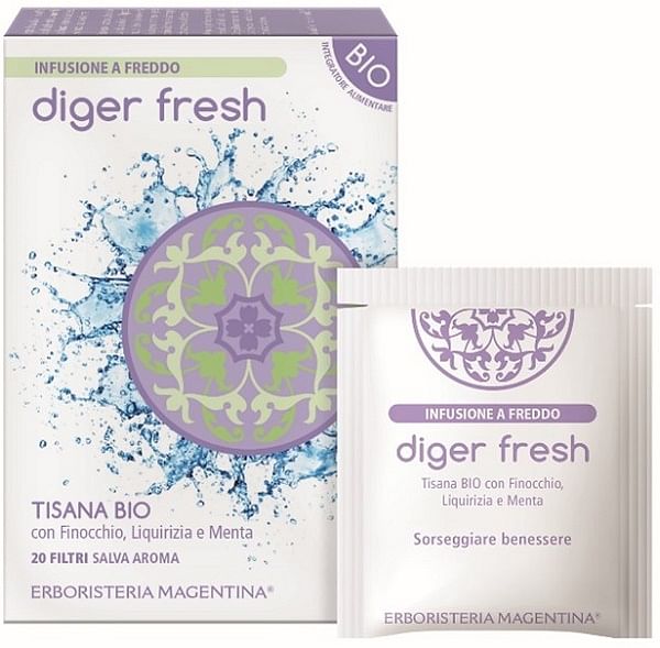 Tisana Fredda Diger Fresh Bio 20 Filtri