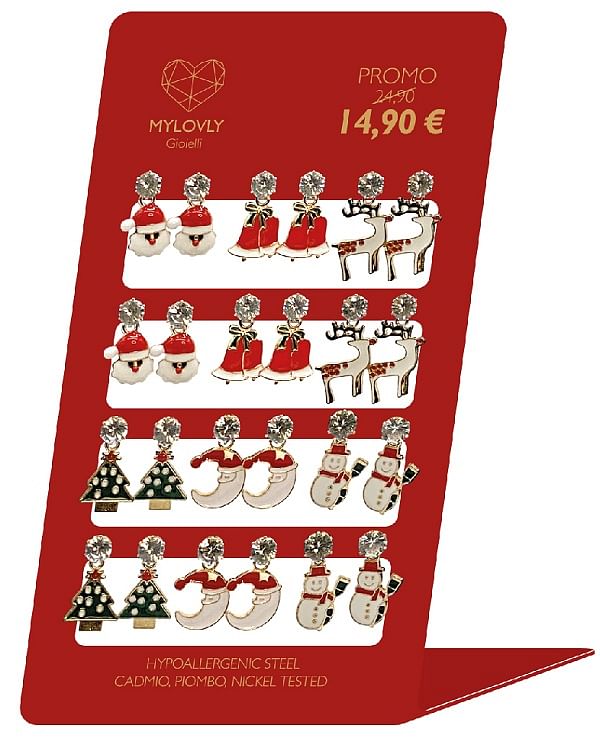 My Lovly Gioielli Christmas Earring Display