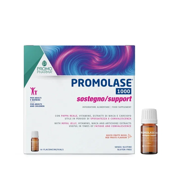 Promolase 1000 Sostegno 10 Flaconcini Da 8 Ml