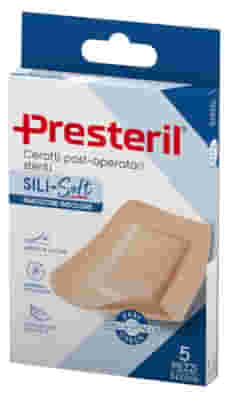 CEROTTO PRESTERIL SILI-SOFT SKIN POST OPERATORIO 5X7,5 CM 5 PEZZI