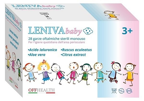 Leniva Baby Garze Oftalmiche 28 Pezzi