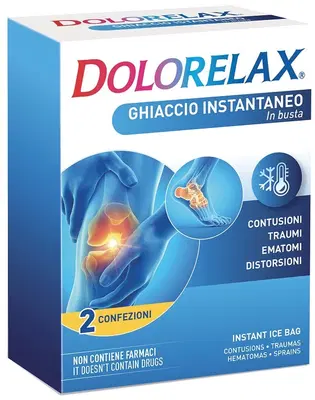 GHIACCIO ISTANTANEO DOLORELAX 2 BUSTE GHIACCIO ISTANTANEO DOLORELAX 2 BUSTE