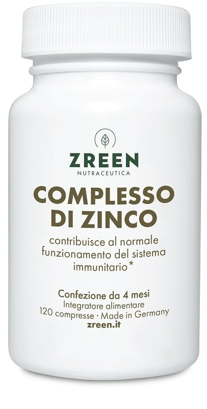 ZREEN COMPLESSO DI ZINCO 120 COMPRESSE