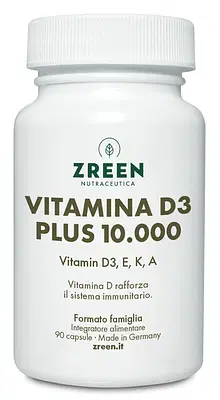 ZREEN VITAMINA D3 PLUS 10000 90 CAPSULE ZREEN VITAMINA D3 PLUS 10000 90 CAPSULE