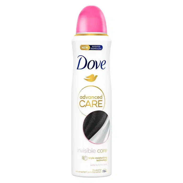 Dove Advanced Care Invisible Care Spray 150 Ml