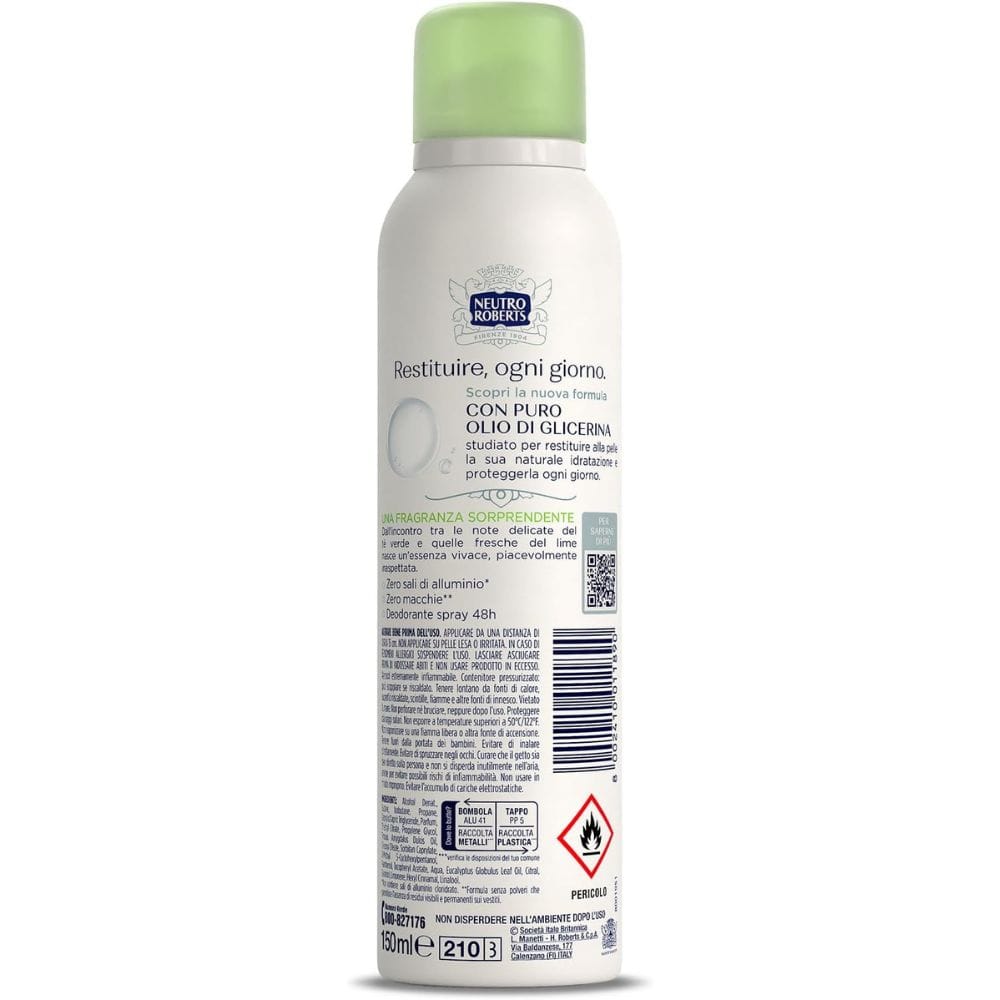 NEUTRO ROBERTS DEO SPRAY FRESCO VERDE 150 ML