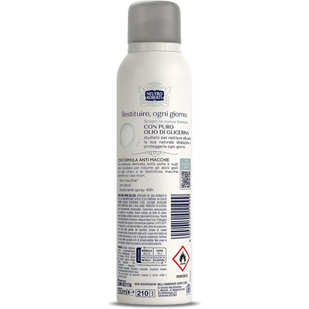 NEUTRO ROBERTS DEO SPRAY DERMA ZERO 150 ML
