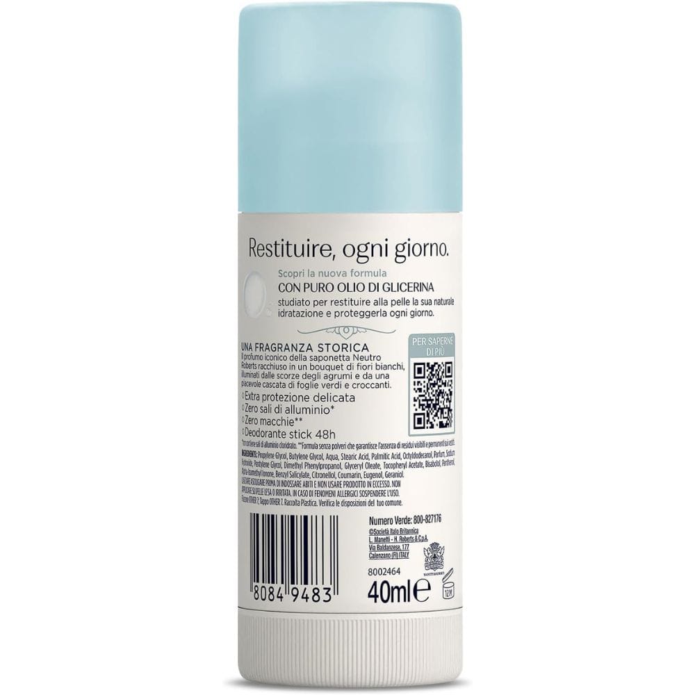 NEUTRO ROBERTS DEO STICK ALCOOL BLUE FRESH 40 ML