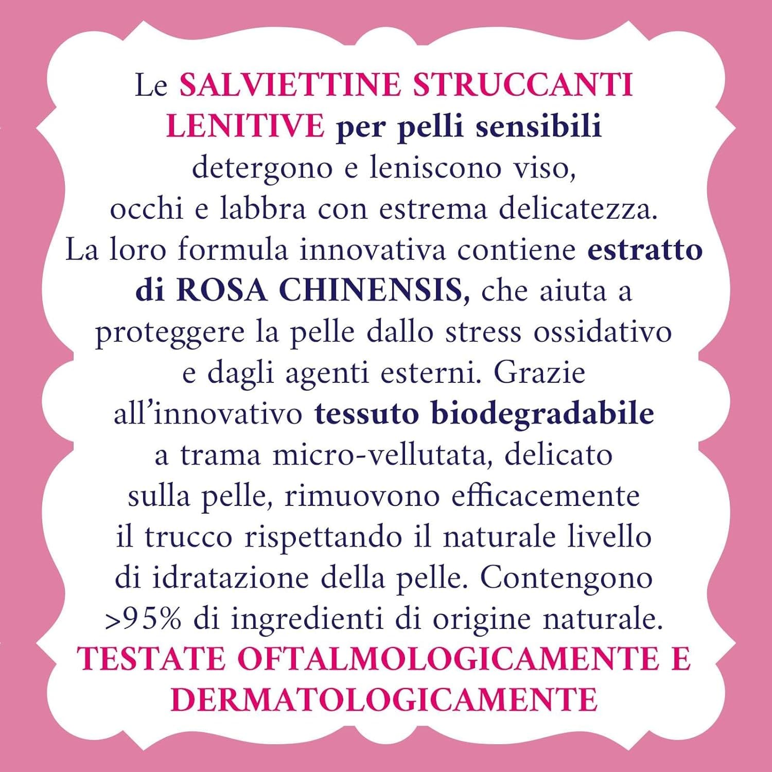 ACQUA ALLE ROSE SALVIETTINE STRUCCANTI LENITIVE 20 PZ